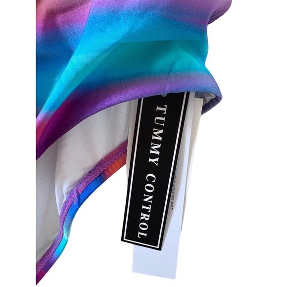 La Blanca Sunset Shores Halter Tankini Top & Bottom Swimsuit Size 20W NWOT - Picture 7 of 9